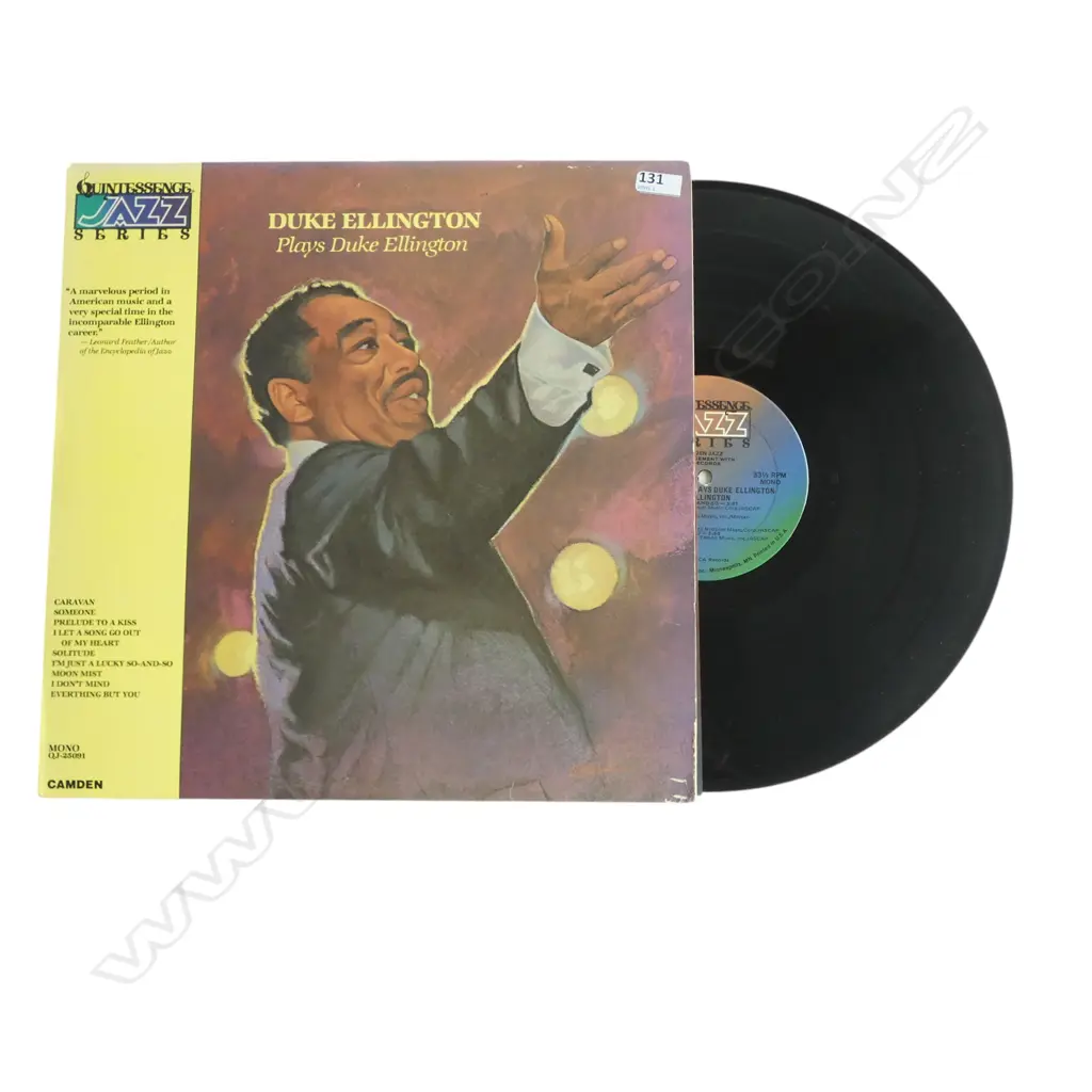 DUKE ELLINGTON 'PLAYS DUKE ELLINGTON' QJ25091 Image 1++